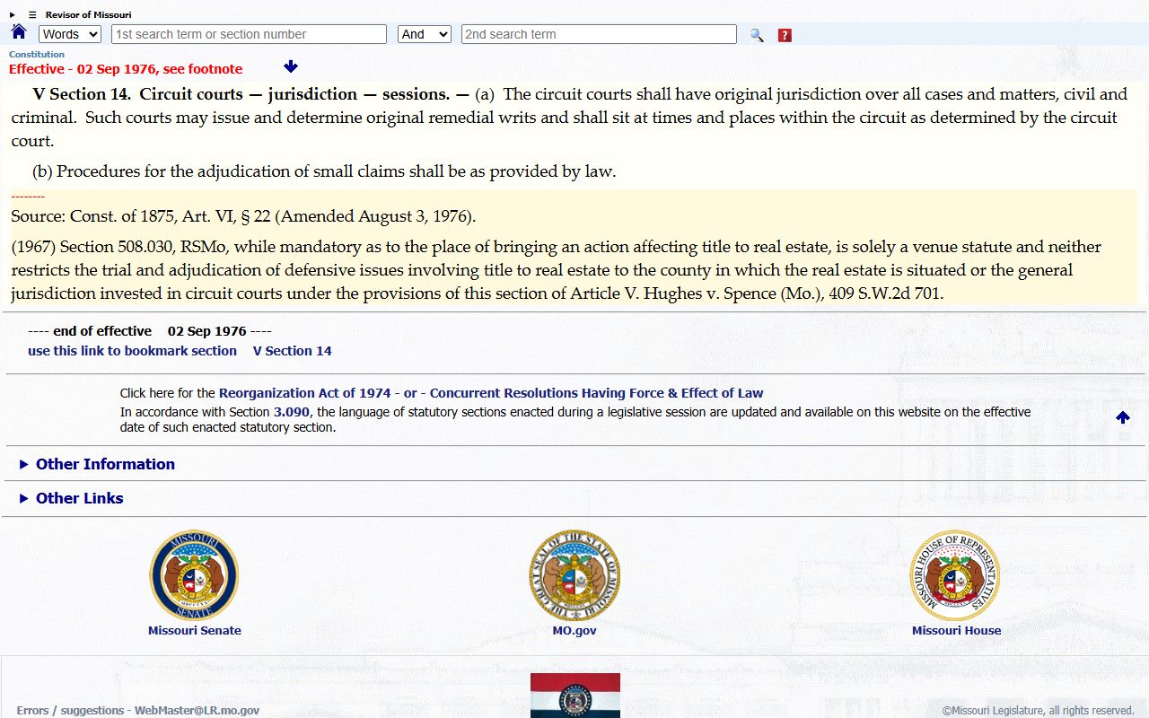 Moniteau County court dockets Missouri Circuit Court jurisdiction