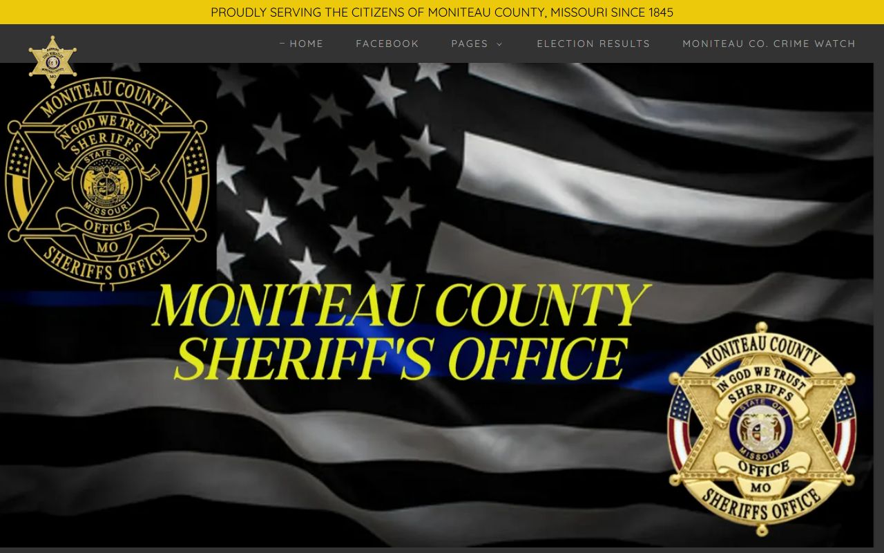 Moniteau County Court records sheriff homepage